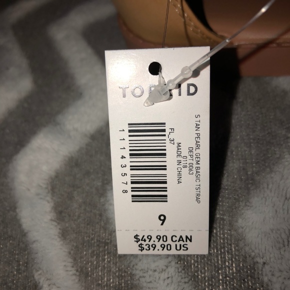 TORRID TAN FAUX LEATHER RHINESTONE SANDAL WIDE - Picture 5 of 7